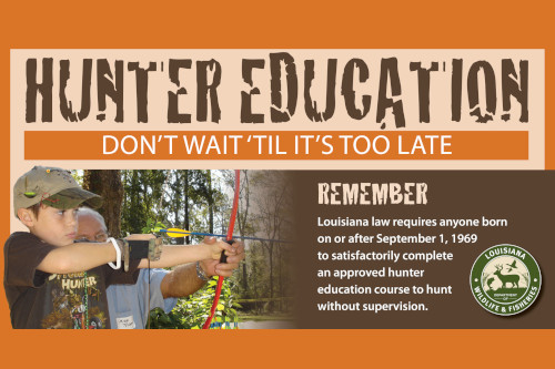 LDWF Offers Online Hunter Education Courses | Bienville Parish Journal